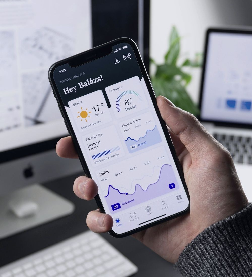 Phone with a wallet app, get your key
